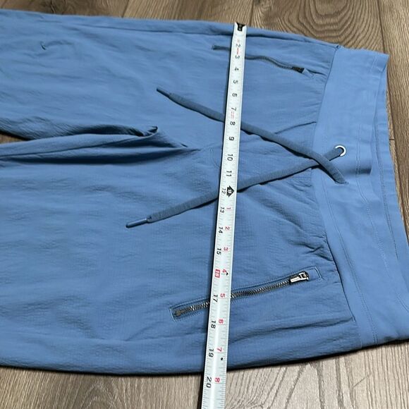 Athleta Trekkie North Jogger Blue Mid Rise Hiking Casual Pants Size 12 - Picture 7 of 11